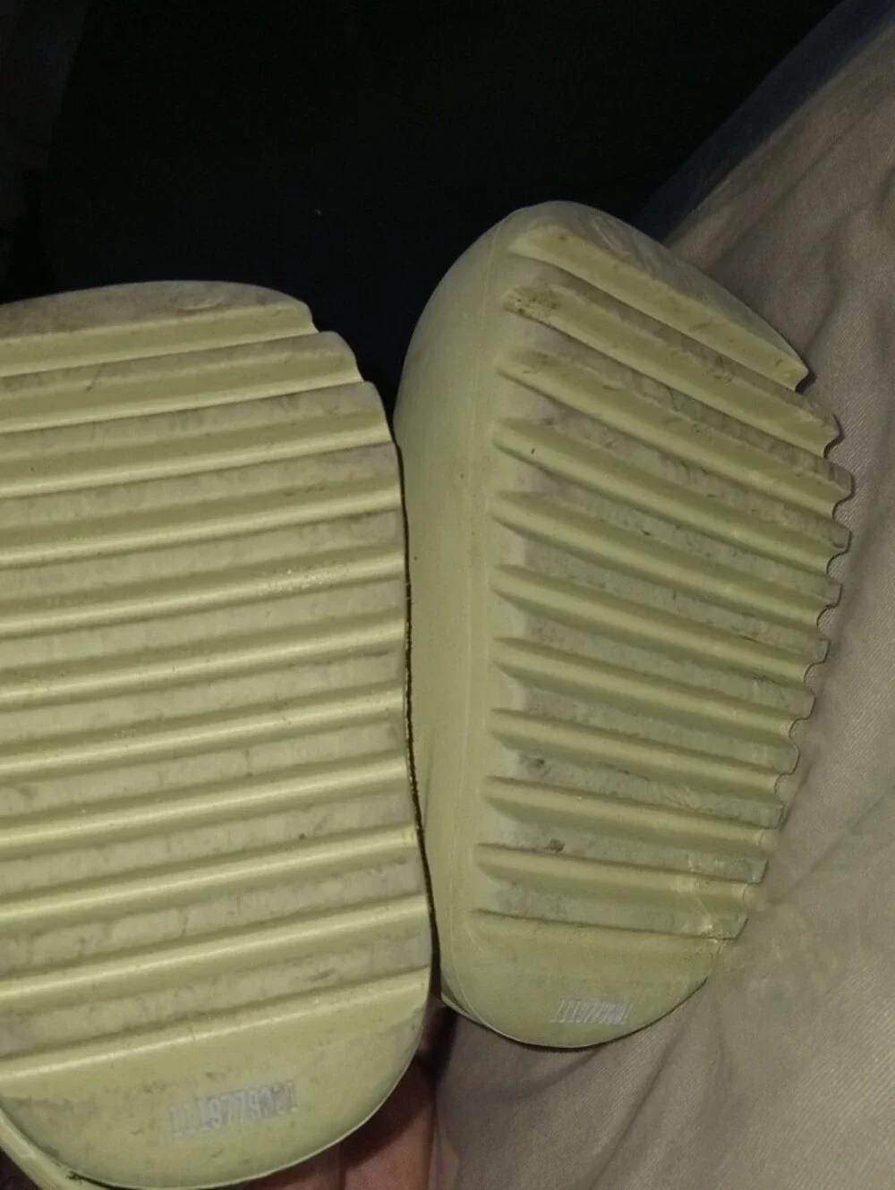 Adidas Kids Slip-On Sandals in Light Green